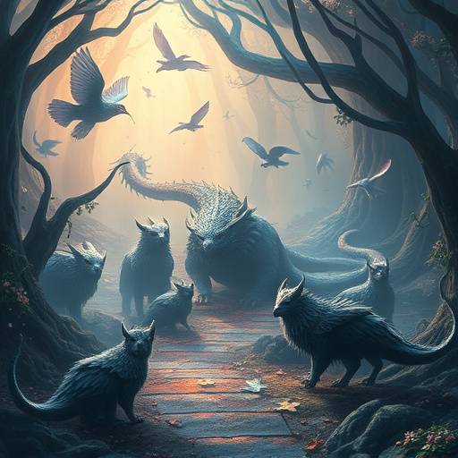 Mystic Realms - A magical world of puzzles and enchanting creatures.